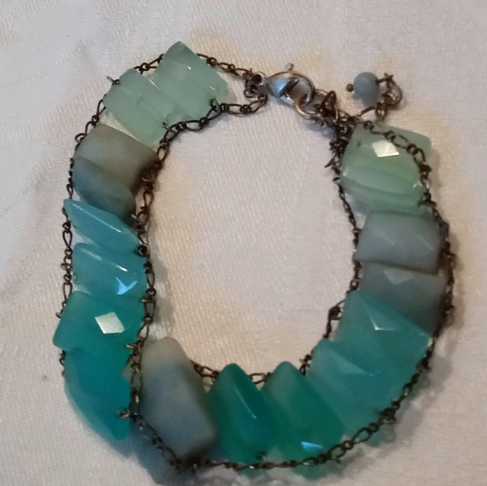 Sea Glass Vintage Bracelet